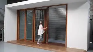 Centor Integrated Folding Doors in action