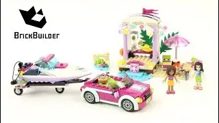 Lego Friends Andrea's Speedboat Transporter 41316 - Lego Speed Build
