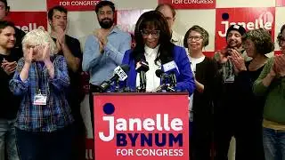 Janelle Bynum, Oregon Congressional District 5 Representative-elect, gives victory speech