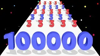 Number Master 3D - Number Levelup Gameplay (Number Stack, Infinity Ads)