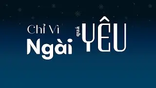CHỈ VÌ NGÀI QUÁ YÊU || LYRIC