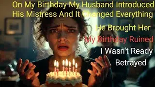 On My Birthday My Husband Introduced His Mistress | A Story I Never Expected