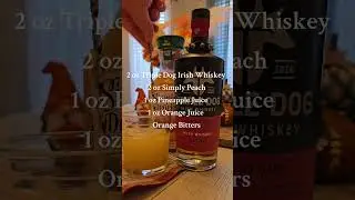 #tripledog #irishwhiskey #simplypeach  #drinks #cheersyall