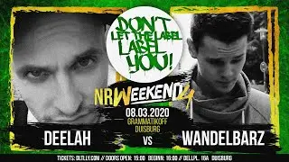 DeeLah vs Wandelbarz // DLTLLY RapBattle (NRWeekend4 // Duisburg) // 2020