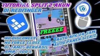 CARA SPLIT SCREEN DI REDFINGER TERBARU!!, DI JAMIN WORKK!! 100% | VIP ONLY GUYSS! | Fish it Roblox