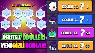YENİ GİZLİ KODLAR GELDİ!🎁ULTRA EFSANEVİ KUTU 🎁 EDGAR ZENGİNMİŞ | Brawl Stars Tüm Kodlar