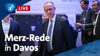 Live: Bundeskanzler Merz spricht auf dem Weltwirtschaftsforum in Davos