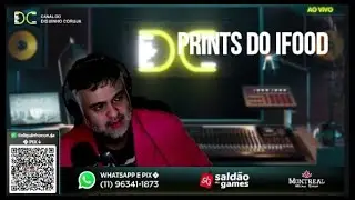 Diguinho Coruja lendo mensagens do Ifood