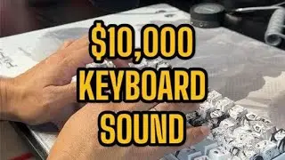 testing expensive keyboard Clacky, creamy or thocky?