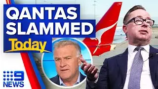 Qantas labelled 'spirit of disappointment' in consumer watchdog awards | 9 News Australia
