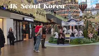 4K Walking Tour – Friday Evening Shopping Mall Walk in Seoul, Korea