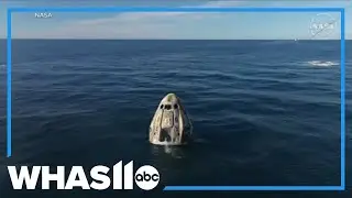 'Stranded' NASA astronauts splash down to Earth after 9 months in space