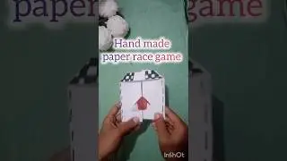 #hand made paper race game #paper craft #creative idea's #creative corner by shamna &hearts;️