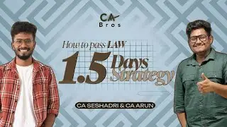CA FOUNDATION LAW | BEST STRATEGY | ALL THE BEST