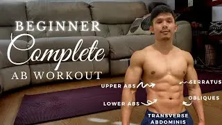 10 MIN COMPLETE AB WORKOUT! Get that 6-pack, NO EQUIPMENT | BEGINNER