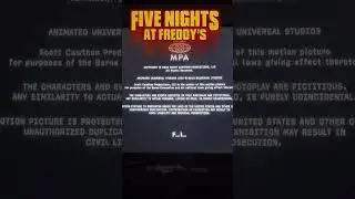 Five Nights At Freddy&rsquo;s Movie Cryptic Message End Credits #fnafmovie