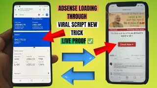 20000$ ADX & ADSENSE LOADING WITH VIRAL SCRIPT LIVE PROOF 101% SAFE METHOD #adsenseloading #blogging
