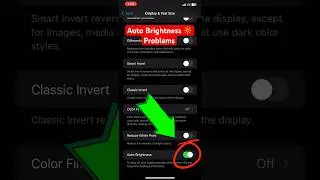 Auto Brightness Problem in IPhone Devices iso Brightness Problem  Pubg Auto Brightness Problems 🔆