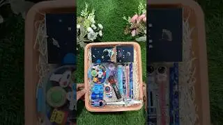 🥳💕Let&rsquo;s make a perfect hamper with blue stationary💙stationary Unboxing, aesthetic Stationery