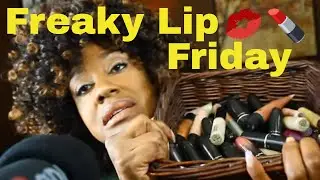 ASMR Lipstick Try On Freaky Lip Friday 💄💋 ASMR Lipstick Application MAC Lipsticks