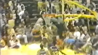 Clay Johnson Rejects Layup at Rim (1982)