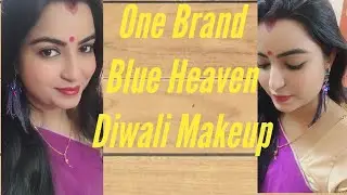 One brand Blue Heaven Makeup Tutorial/Diwali Makeup Tutorial
