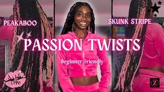 Y2K Passion Twists Tutorial ★ Pink Peekaboo + Blonde Highlights + Skunk Stripe