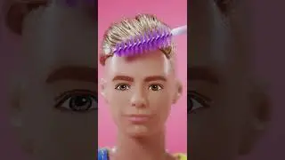 Check Out This Cool Hairstyle For Ken - BEAUTY HACKS #beautyhacks #viralhacks #dolls