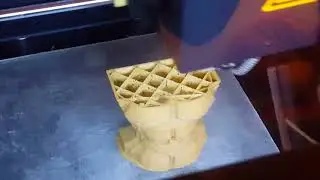3D Printer Renkforce RF100 Wood Filament Print Test Review