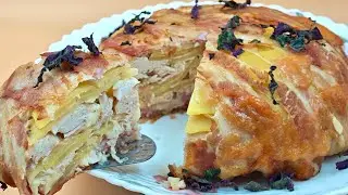 Zuccotto di Pollo e Patate al Forno 🍗🥔 | Ricetta Facile e Scenografica