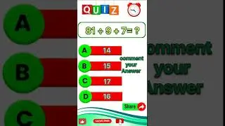 Math IQ Test || Reasoning IQ Test || #ytshorts #yt #gk