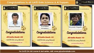 GATE Data Science 2024 Result | Toppers & Cut Off | #gatedatascience #gateda #gatedatascienceandAI