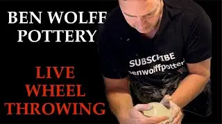 Live Pottery with Ben Wolff #youtubeshorts #shorts #live #art #artandcraft