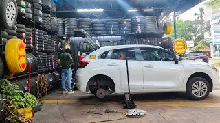 new live video car tyre puncture aur fitting 🛠️🙋👀💯📸🔥💯📸🔥💯