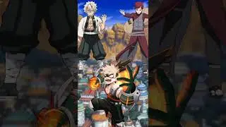 Demon slayer vs Naruto vs My hero academia | Who is strongest #demonslayer #naruto #mha