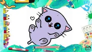 Coloriage Amusant Chat