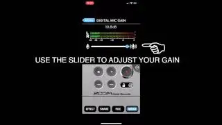ZOOM HANDY APP GAIN CONTROL