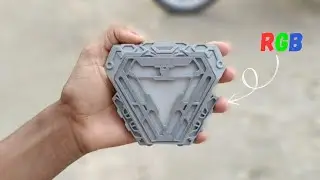 Building Diy Iron man Arc Reactor With RGB Effects || 3D Printed