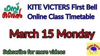 March 15 Monday Victers Online Class Time table @ClassRoomsaranya