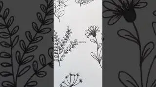 20 Easy Flower & Leafy Doodles that anyone can draw! #floraldoodle #doodletutorial #doodle