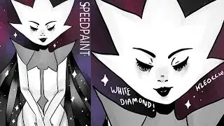 ♡ WHITE DIAMOND - STEVEN UNIVERSE [SPEEDPAINT - PAINT TOOL SAI ] ♡