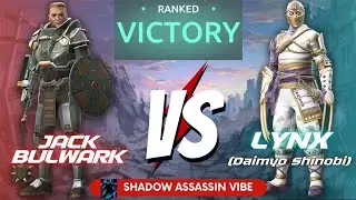 1v1 RANKED | LYNX 🔵 VS JACK BULWARK 🔴 | SF4 | SHADOW ASSASSIN VIBE | #4 GAME PLAY