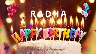 Happy Birthday Radha - Happy Birthday To You Song!