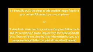 Add More Image Target to Vuforia