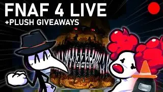 FNAF 4 WITH FACECAM | + BLACK IMPOSTOR PLUSH GIVEAWAY