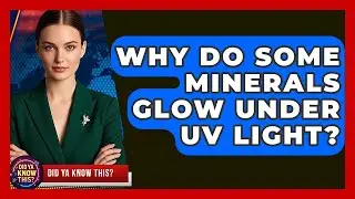 Why Do Some Minerals Glow Under UV Light? - Did Ya Know This
