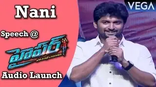 Nani Speech @ Hyper Audio Launch