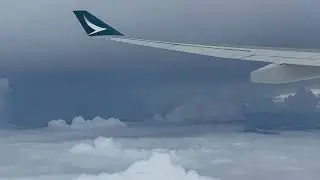 Indahnya langit di atas awan