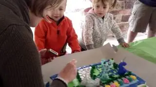 cake at Ben & Rory's 3rd birthday party