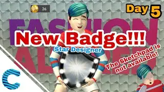 How to get New Badge Star Designer✨ Day 5 | Avakin Life Gameplay